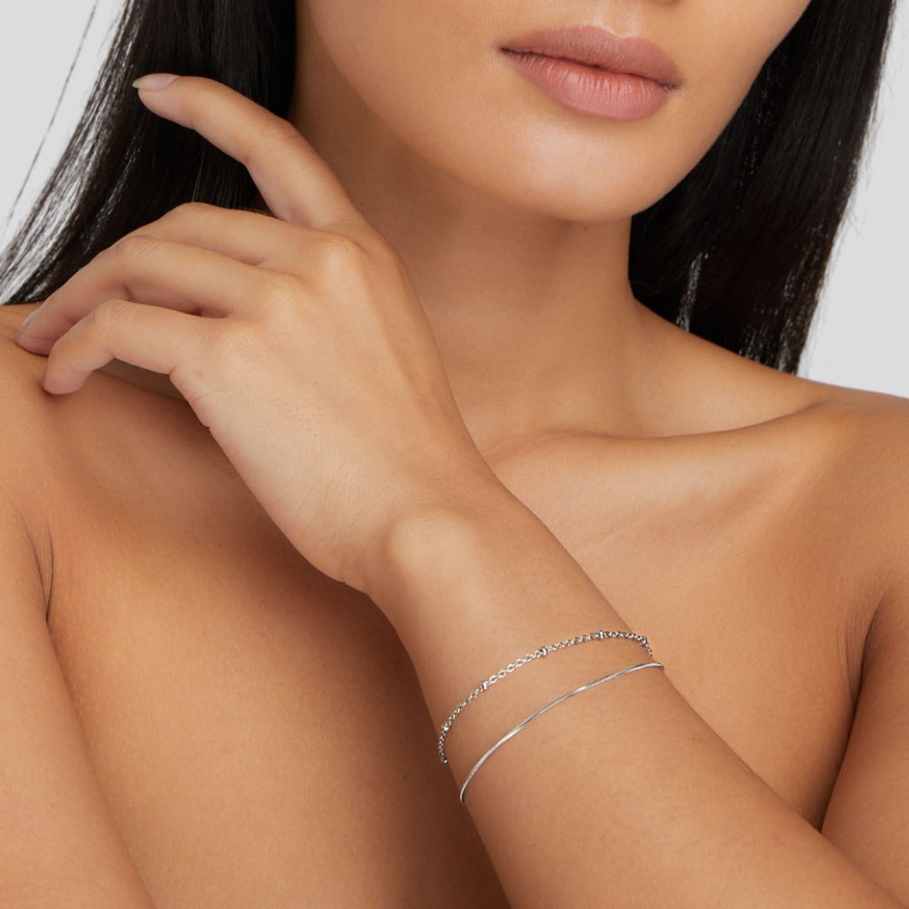 Pulsera de capas Pia Silber