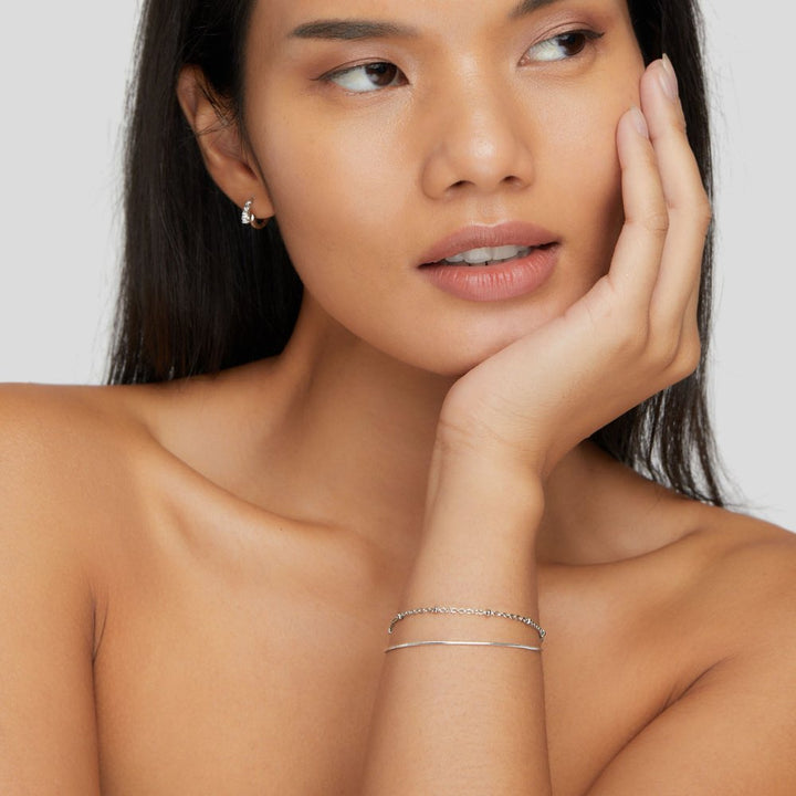 Pulsera de capas Pia Silber