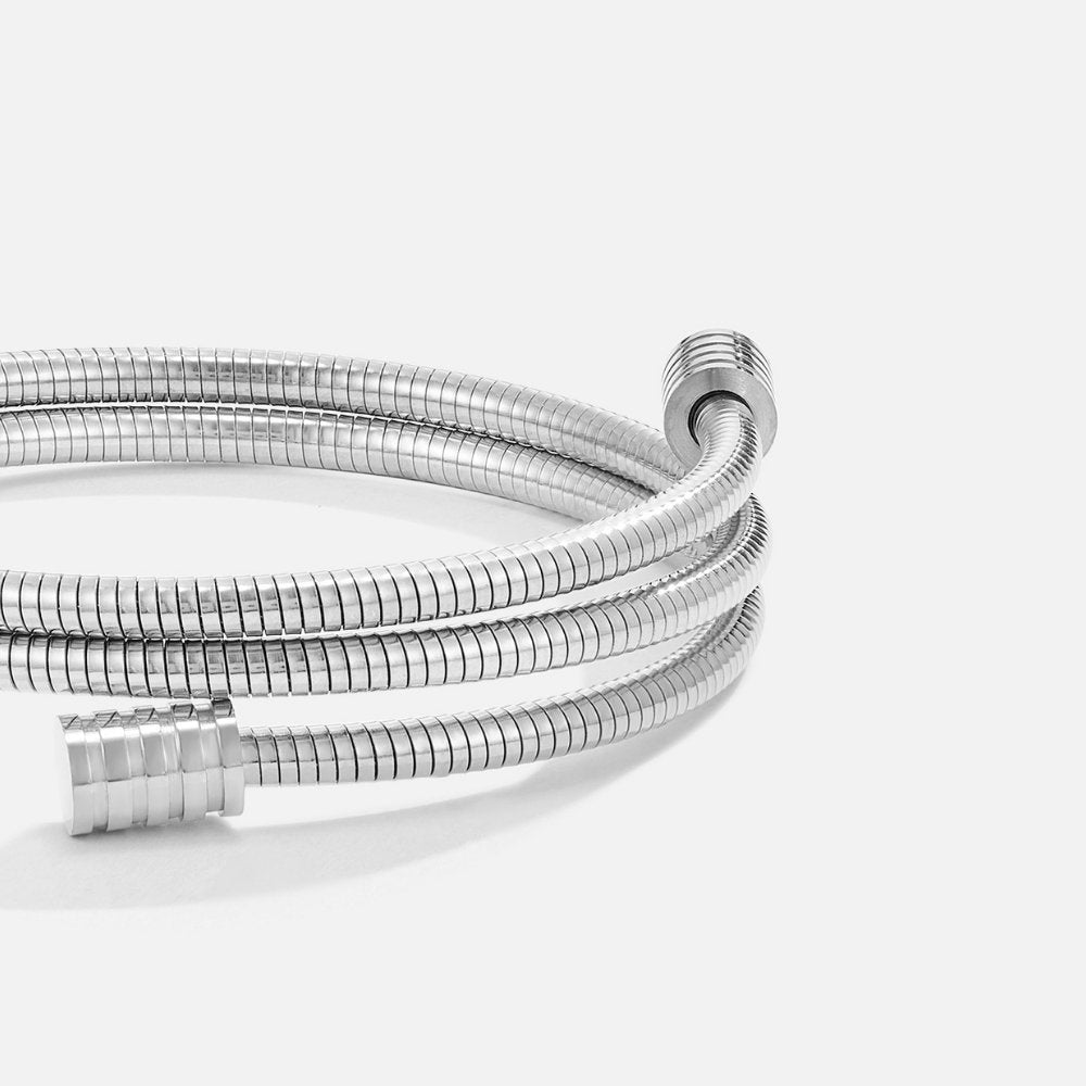 Pulsera de plata retorcida