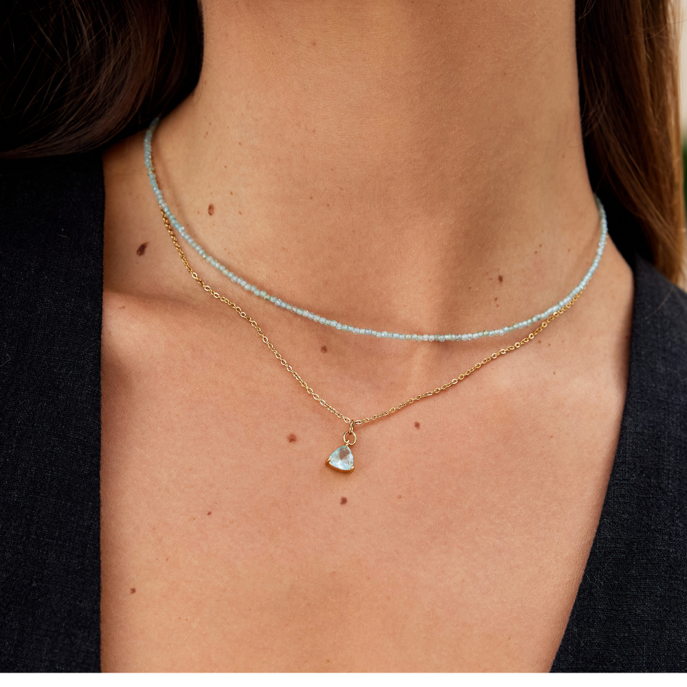 Collar de Perlas de Apatito