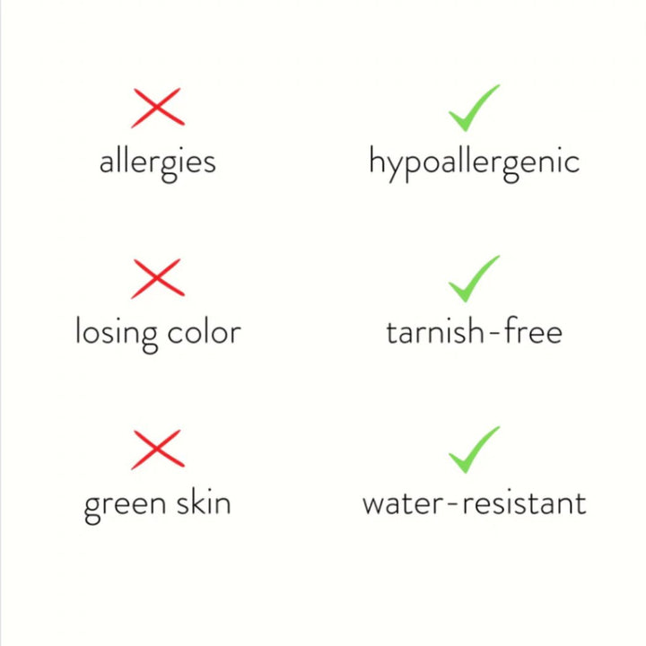 Collar de cadena de oro Blumen Power