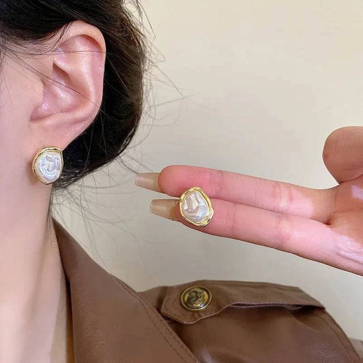 Pendientes Elegantes de Perla de Carmen